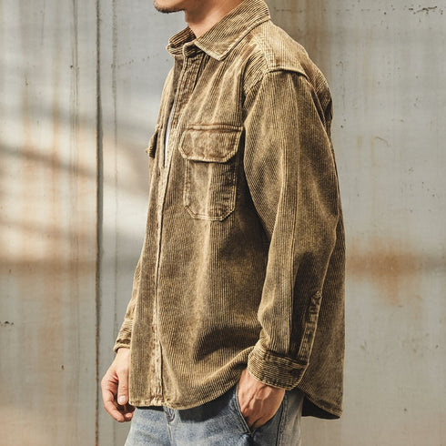 Corduroy Work Shirt Jacket P1832